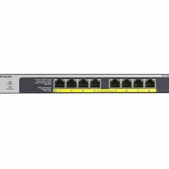 Netgear 8-Port PoE/PoE+ Gigabit Ethernet Unmanaged Switch (GS108LP) - 8 Ports - Gigabit Ethernet - 1000Bas - GS108LP100NAS