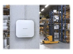 Netgear WAX610 Dual Band IEEE 802.11 a/b/g/n/ac/ax/i 1.80 Gbit/s Wireless Access Point - Indoor - 2.40 GHz, 5 GHz - WAX610PA100NAS