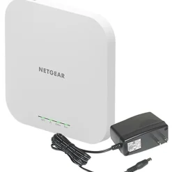 Netgear WAX610 Dual Band IEEE 802.11 a/b/g/n/ac/ax/i 1.80 Gbit/s Wireless Access Point - Indoor - 2.40 GHz, 5 GHz - WAX610PA100NAS