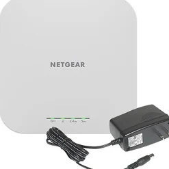 Netgear WAX610 Dual Band IEEE 802.11 a/b/g/n/ac/ax/i 1.80 Gbit/s Wireless Access Point - Indoor - 2.40 GHz, 5 GHz - WAX610PA100NAS