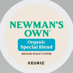 Newman's Own® Organics Single-Serve Coffee K-Cup®,  Special Blend, Carton Of 96, 4 x 24 Per Box