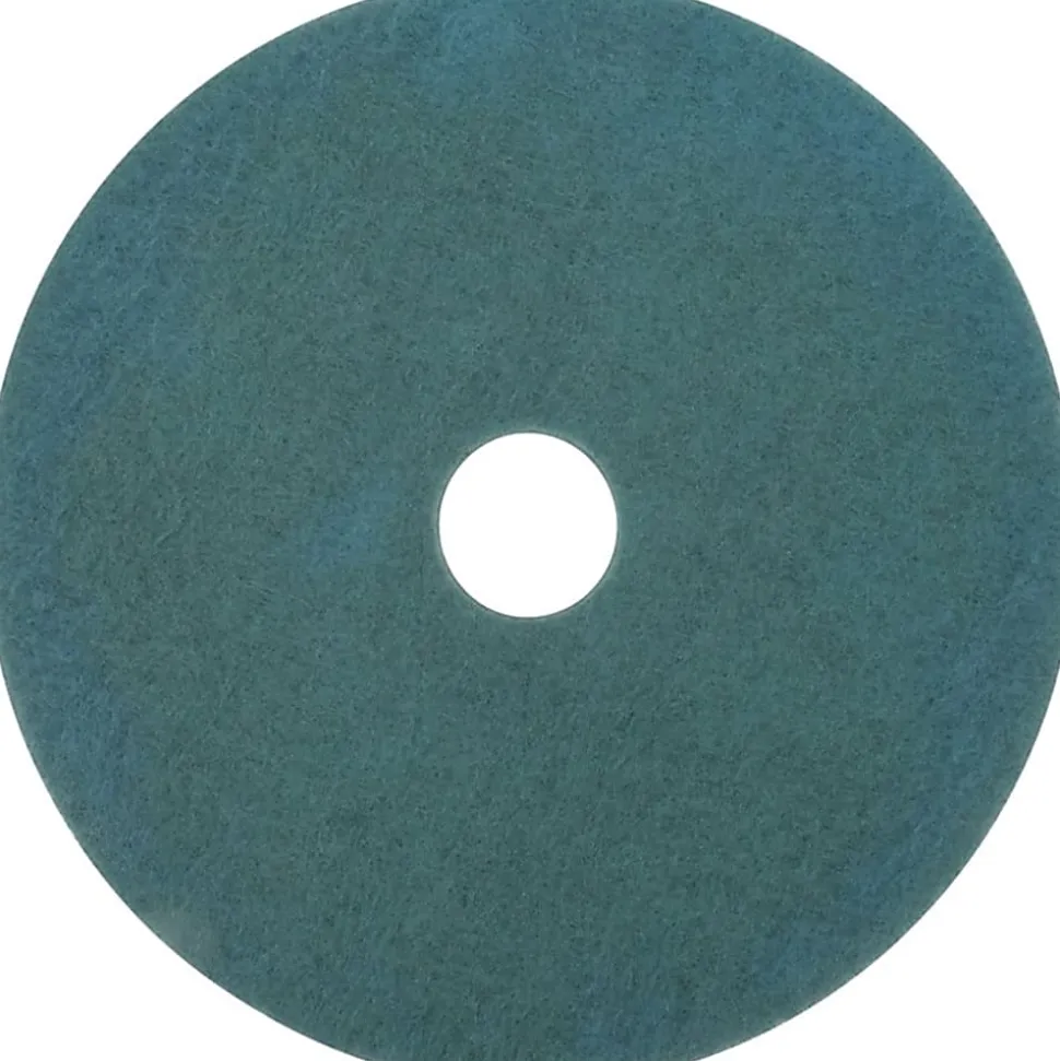 Niagara™ Burnishing Floor Pads, 3100N, 27", Aqua, Pack Of 5