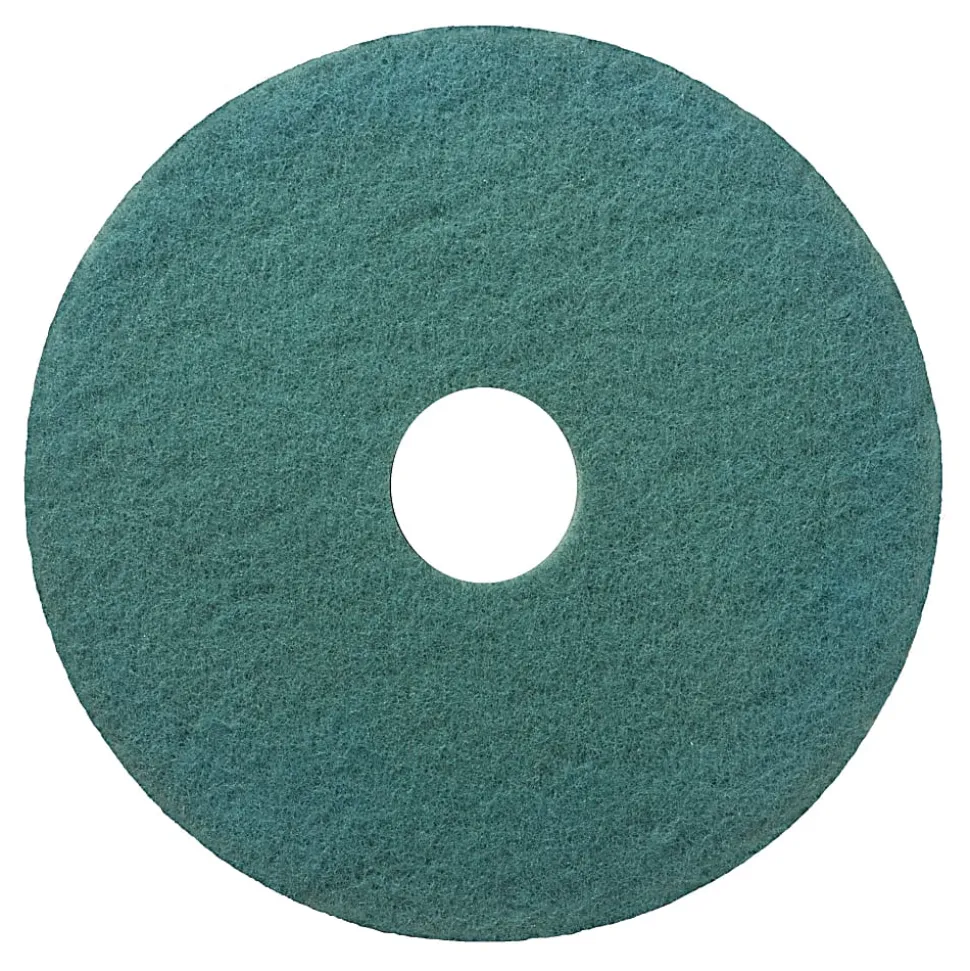Niagara 3100N Burnishing Pads, 24", Aqua, Pack Of 5 Pads