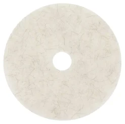 Niagara 3300N Natural Burnishing Pads, 21", White, Pack Of 5 Pads