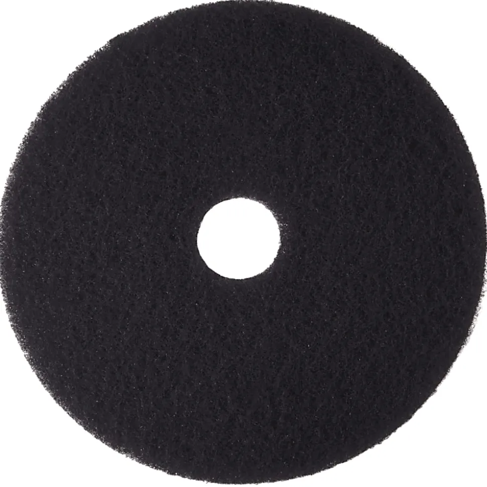 Niagara™ 7400N Stripping Floor Pad, High-Performance, 13" Diameter, Black, Pack Of 5