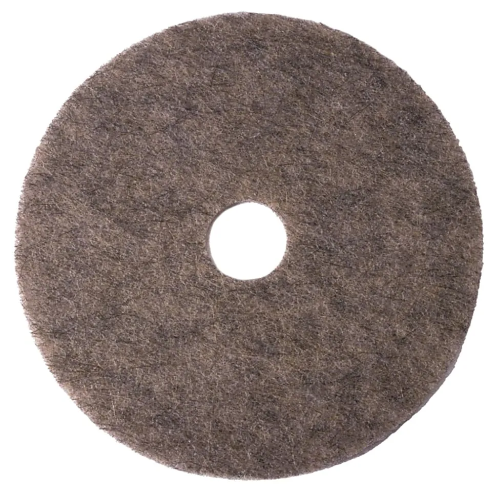 Niagara 3700N Super Hog's Hair Burnishing Pads, 24", Gray, Pack Of 5 Pads