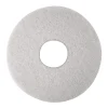 Niagara™ Polishing Floor Pads, 4100N, 13", White, Pack Of 5