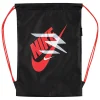 Nike 3Brand Ran Core Gym Sack, Black/Action Red