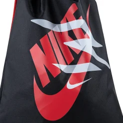 Nike 3Brand Ran Core Gym Sack, Black/Action Red