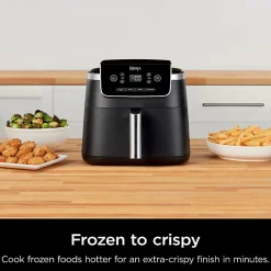 Ninja Air Fryer Pro, 12-3/16”H x 12-1/2”W x 16-3/16”D, Black, Total Qty 1