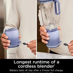 Ninja Blast Max Portable Blender, 22 Oz, Lavender, Total Qty 1