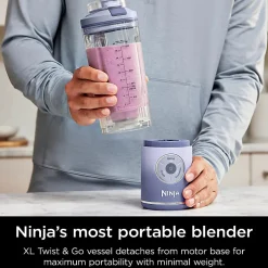 Ninja Blast Max Portable Blender, 22 Oz, Lavender, Total Qty 1