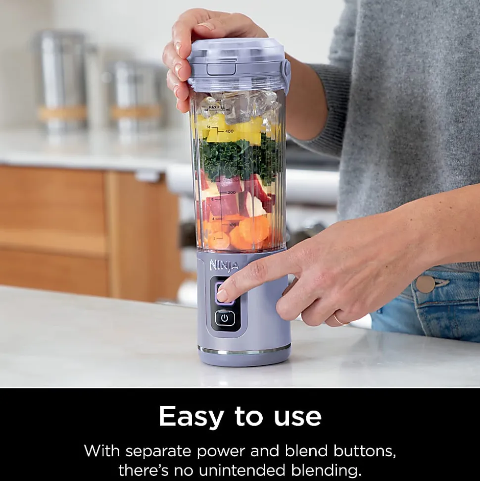 Ninja Blast Portable Blender, 18 Oz, Muted Lavender, Total Qty 1
