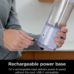 Ninja Blast Portable Blender, 18 Oz, Muted Lavender, Total Qty 1
