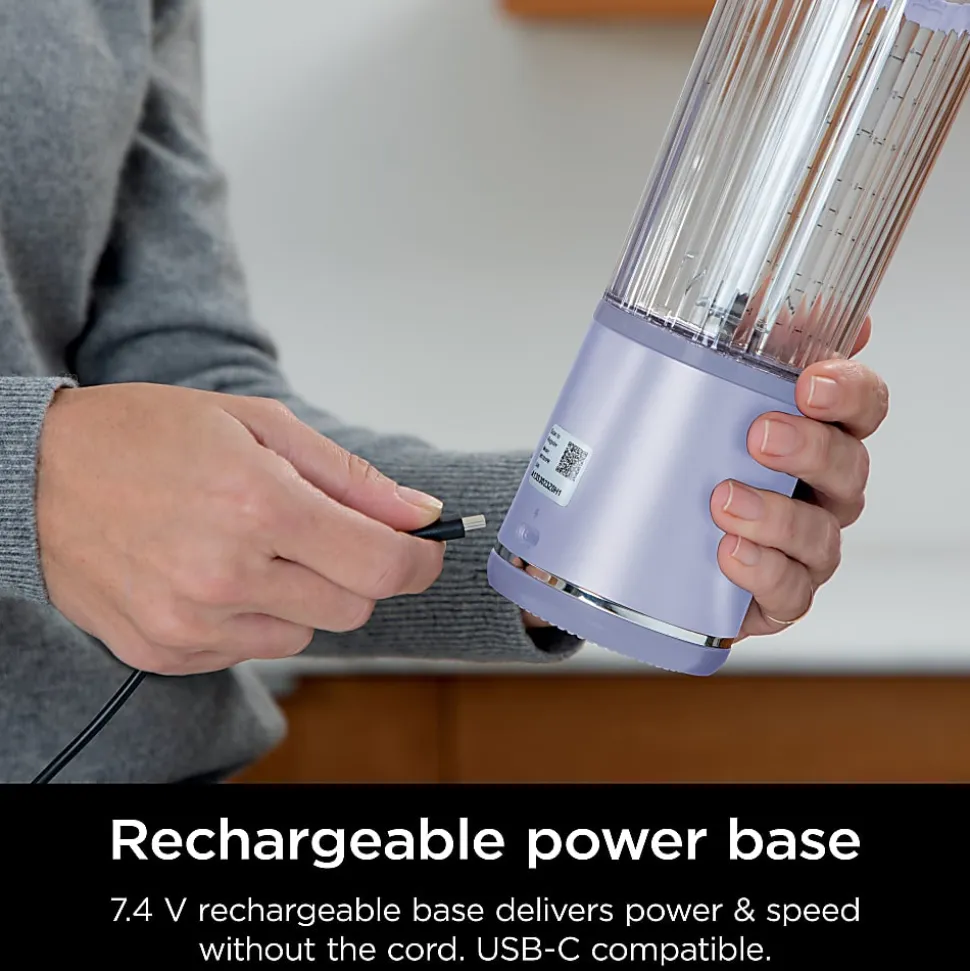 Ninja Blast Portable Blender, 18 Oz, Muted Lavender, Total Qty 1