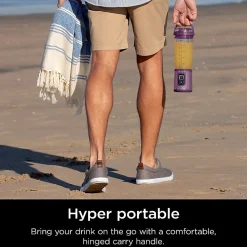 Ninja Blast Portable Blender, 18 Oz, Passion Fruit Purple, Total Qty 1