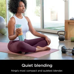 Ninja Blast Portable Blender, 18 Oz, Tinted Aqua, Total Qty 1