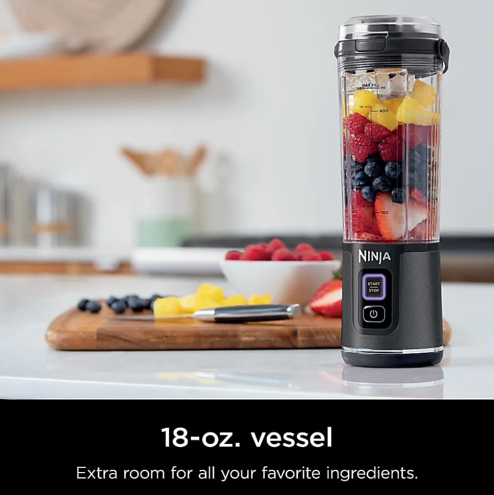 Ninja Blast Portable Blender, 18 Oz, Metallic Black, Total Qty 1