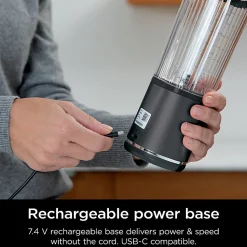 Ninja Blast Portable Blender, 18 Oz, Metallic Black, Total Qty 1