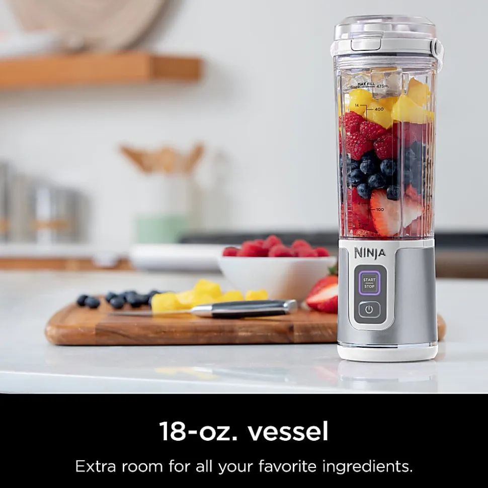 Ninja Blast Portable Blender, 18 Oz, White, Total Qty 1