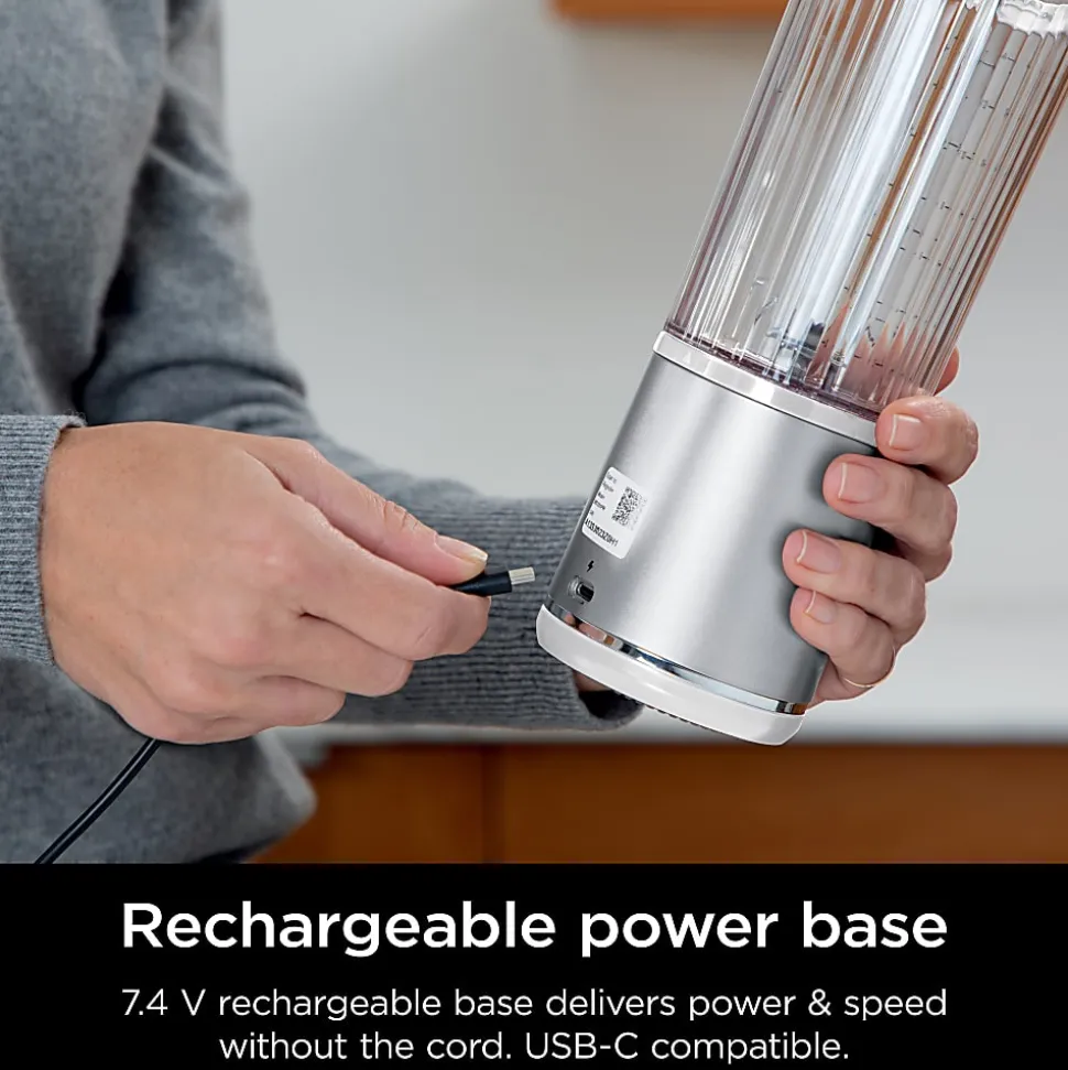 Ninja Blast Portable Blender, 18 Oz, White, Total Qty 1