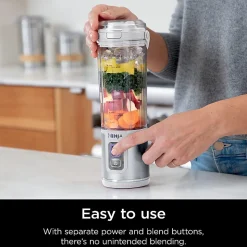 Ninja Blast Portable Blender, 18 Oz, White, Total Qty 1