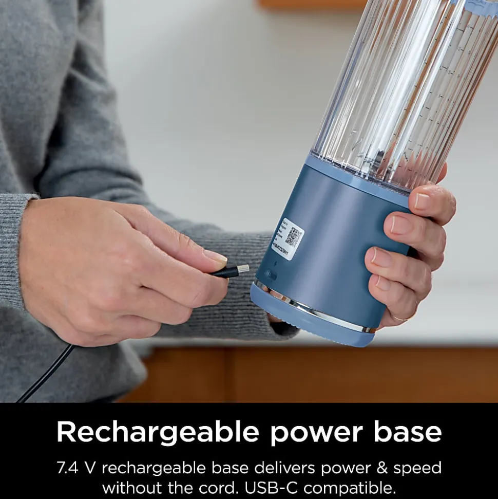 Ninja Blast Portable Blender, 18 Oz, Deep Navy/Denim Blue, Total Qty 1
