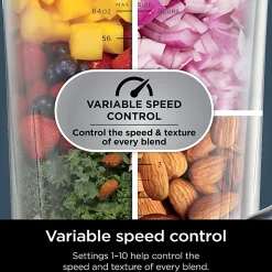 Ninja Detect Duo 10-Speed Single-Serve Power Blender Pro, 72 Oz, Black, Total Qty 1