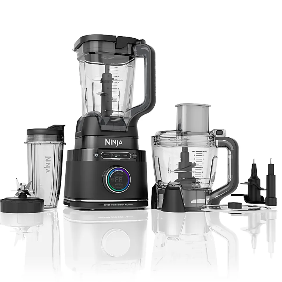Ninja Detect Kitchen System Power Blender + Processor Pro With BlendSense Technology, Black, Total Qty 1