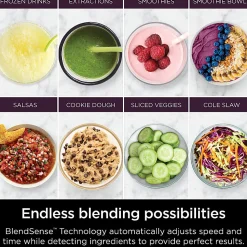 Ninja Detect Kitchen System Power Blender + Processor Pro With BlendSense Technology, Black, Total Qty 1