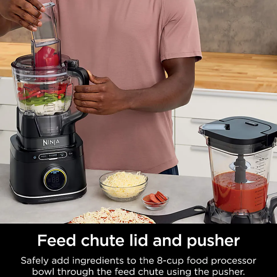 Ninja Detect Kitchen System Power Blender + Processor Pro With BlendSense Technology, Black, Total Qty 1