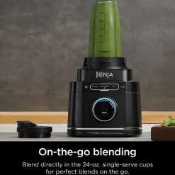 Ninja Detect Kitchen System Power Blender + Processor Pro With BlendSense Technology, Black, Total Qty 1