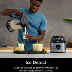 Ninja Detect Power Blender Pro With BlendSense Technology, 72 Oz, Cloud Silver, Total Qty 1