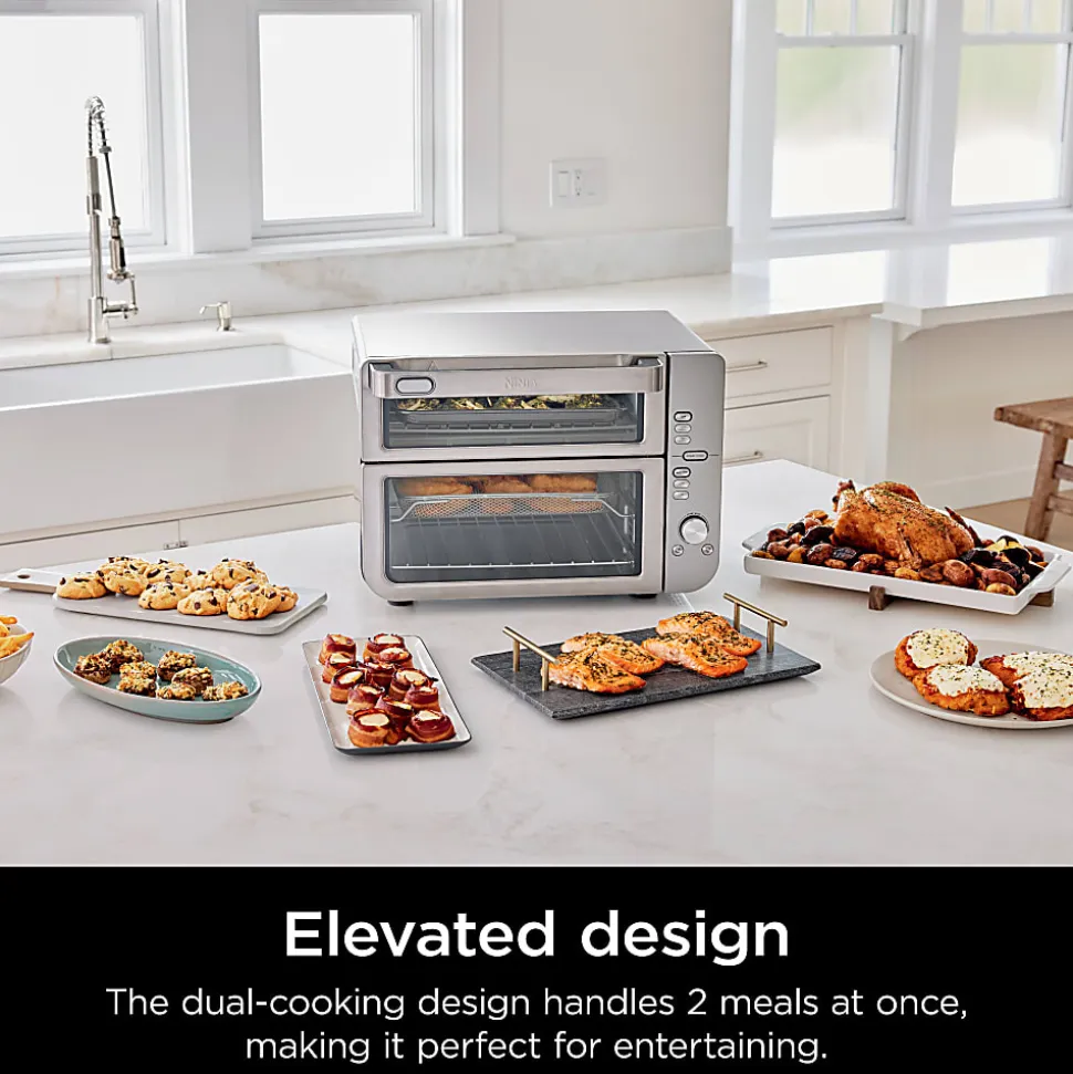 Ninja Double Stack XL Countertop Oven & Air Fryer, Silver, Total Qty 1