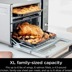 Ninja Double Stack XL Countertop Oven & Air Fryer, Silver, Total Qty 1