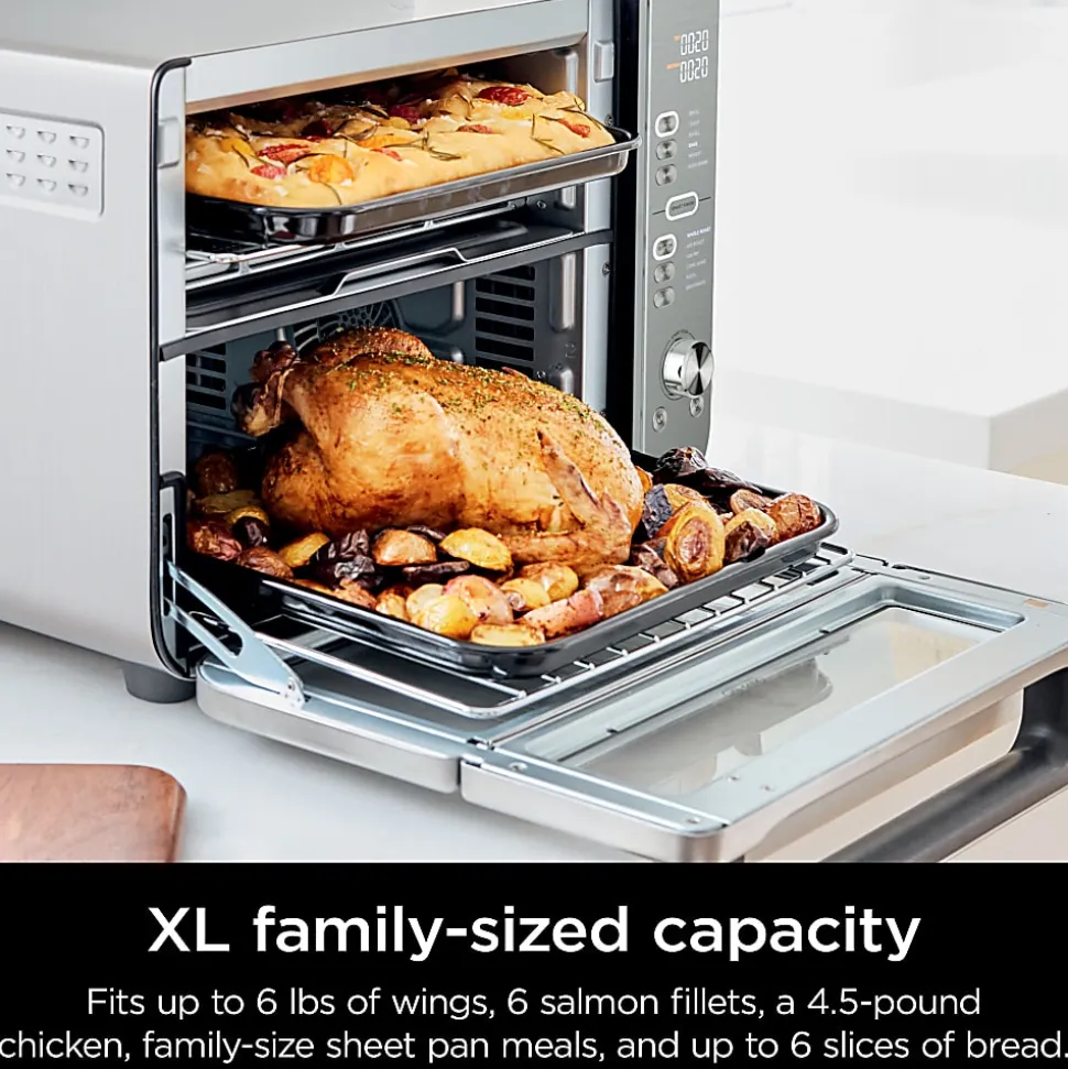 Ninja Double Stack XL Countertop Oven & Air Fryer, Silver, Total Qty 1