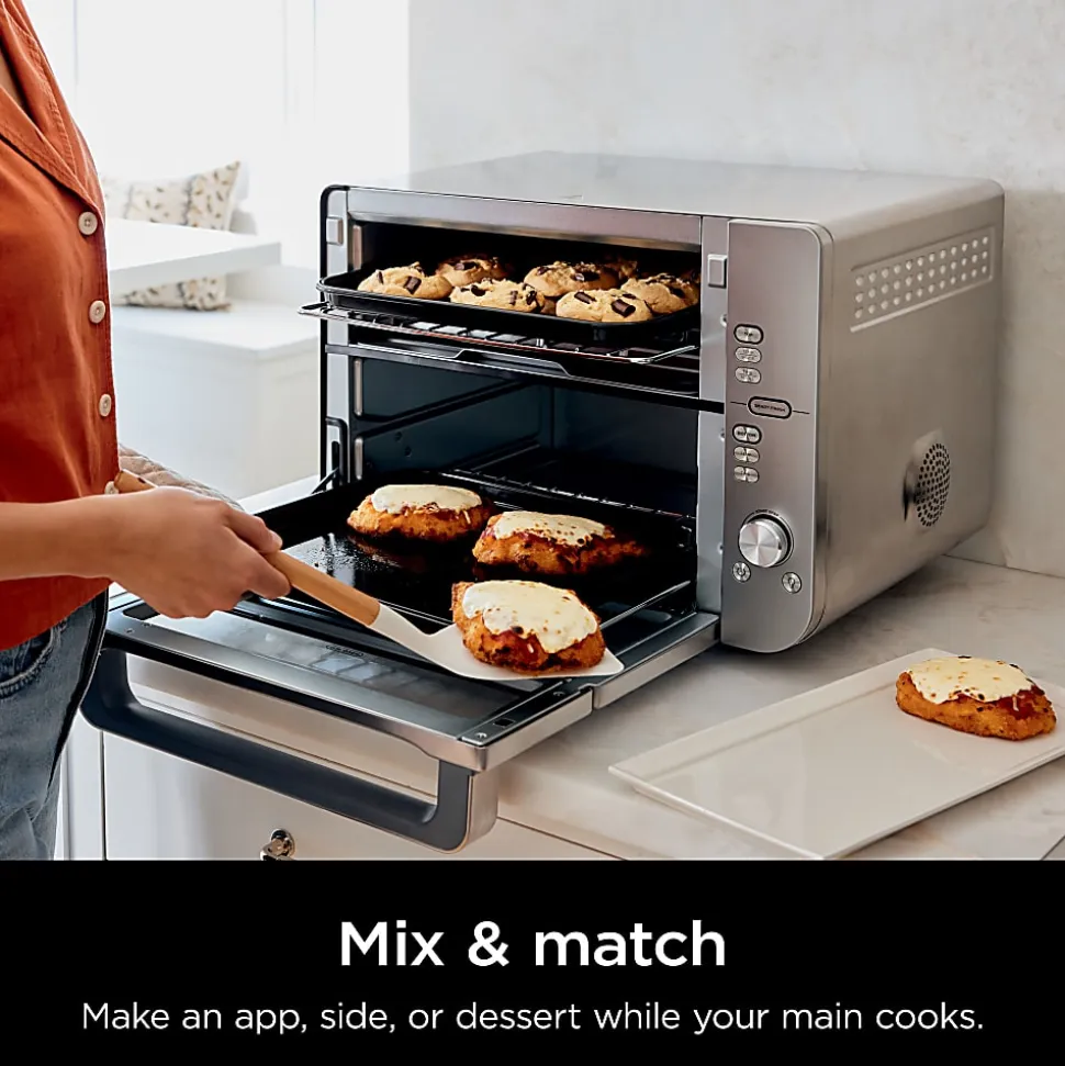 Ninja Double Stack XL Countertop Oven & Air Fryer, Silver, Total Qty 1