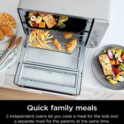 Ninja Double Stack XL Countertop Oven & Air Fryer, Silver, Total Qty 1