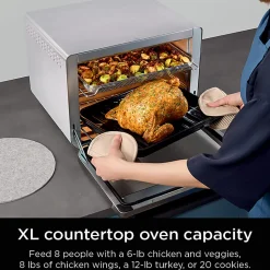 Ninja Prestige Smart XL Air Fryer And Countertop Oven, 0.55 Cu. Ft., Silver, Total Qty 1