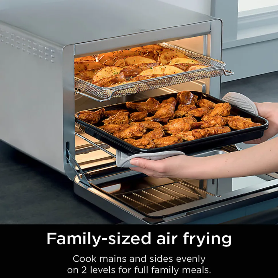 Ninja Prestige Smart XL Air Fryer And Countertop Oven, 0.55 Cu. Ft., Silver, Total Qty 1