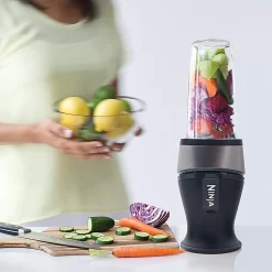 Ninja QB3001SS Nutri-Ninja Fit, 16 Oz, Silver/Black
