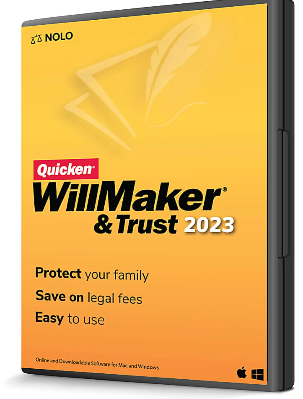 NOLO Quicken® WillMaker And Trust Software 2023 For PC, Windows® 8.1/10/11/Mac OS X 10.12 Sierra, Disc