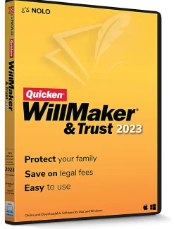 NOLO Quicken® WillMaker And Trust Software 2023 For PC, Windows® 8.1/10/11/Mac OS X 10.12 Sierra, Disc