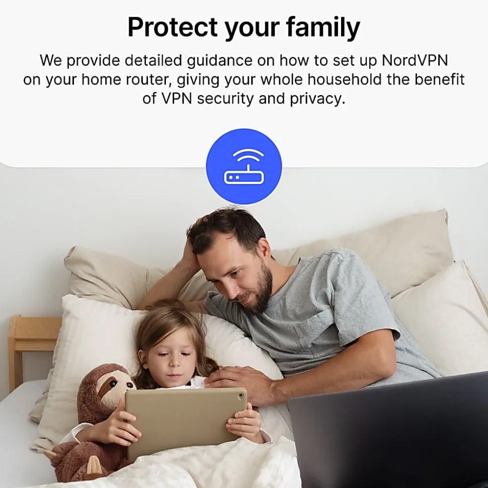 NordVPN Standard VPN Service, 2024, for 10 Devices, 1 Year Subscription, Windows, Mac, Download
