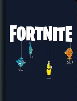 Norma Composition Notebook, 10-1/2" x 7-1/2", 1 Subject, College Rule, 200 Sheets, Fortnite