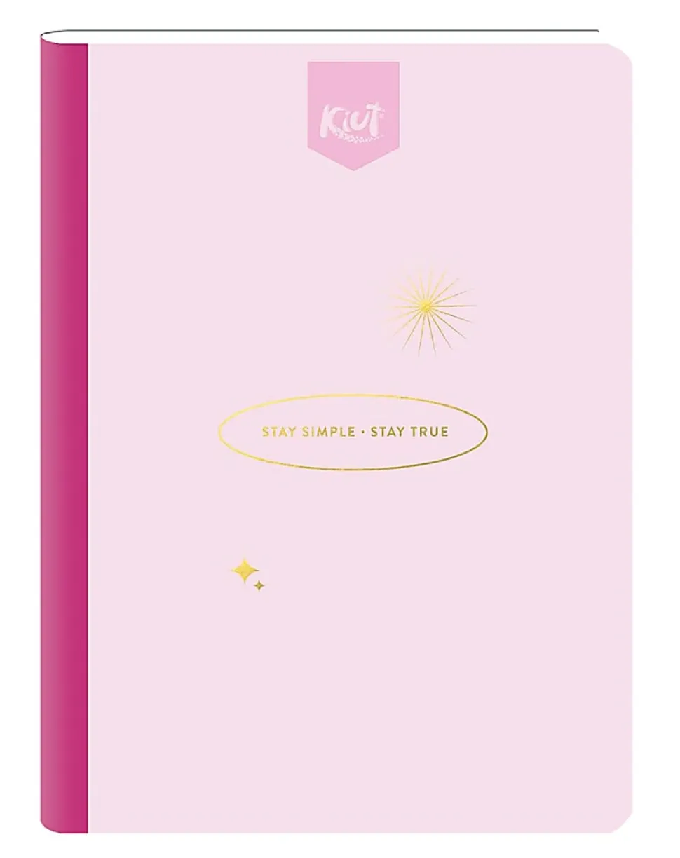 Norma Kiut Composition Notebook, 8-1/2” x 9-1/2”, 1 Subject, College Rule, 100 Sheets, Leather