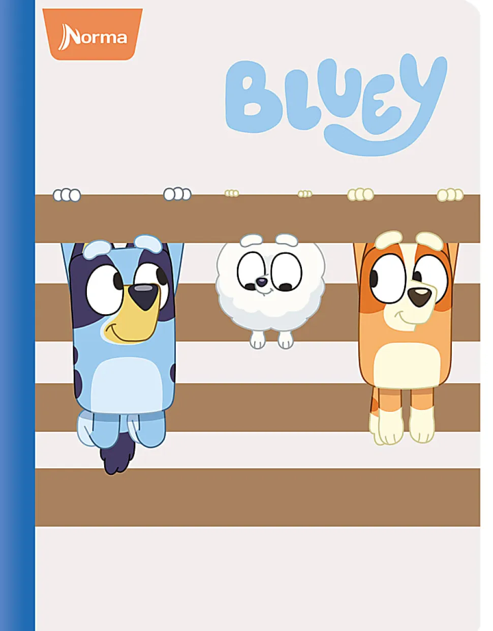 Norma Notebook, College Rule, 7-1/2" x 9-3/4", 100 Sheets, Bluey, Total Qty 1