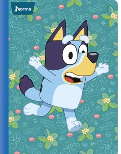 Norma Notebook, College Rule, 7-1/2" x 9-3/4", 100 Sheets, Bluey, Total Qty 1
