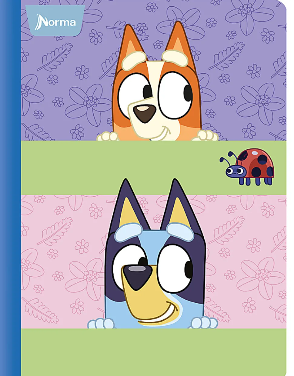 Norma Notebook, College Rule, 7-1/2" x 9-3/4", 100 Sheets, Bluey, Total Qty 1