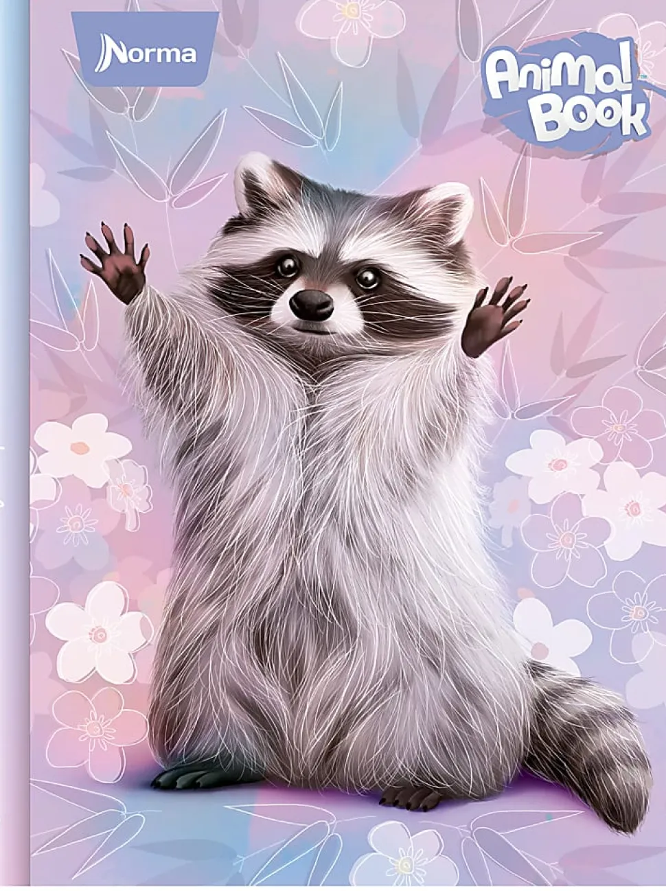 Norma Notebook, Durabook, 100 Sheets, 7-1/2" x 9-3/4", Animals, Total Qty 1
